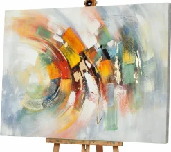 Clearance Keilrahmenbild BUNTE WELLE Keilrahmenbilder|Originalbilder