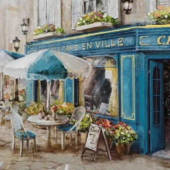 Clearance Keilrahmenbild CAFÉ Keilrahmenbilder|Originalbilder