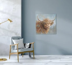 New Keilrahmenbild CHARMANTES RIND Keilrahmenbilder|Originalbilder