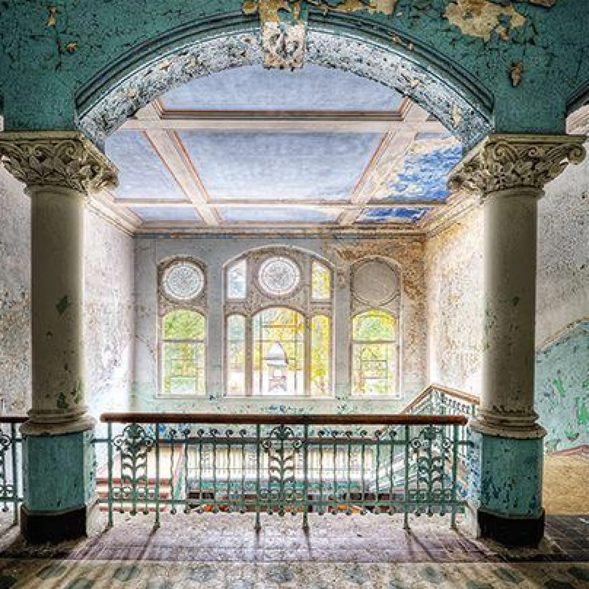 Clearance Keilrahmenbild FENSTERBLICK Keilrahmenbilder