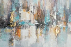 New Keilrahmenbild FEUER UND EIS Keilrahmenbilder