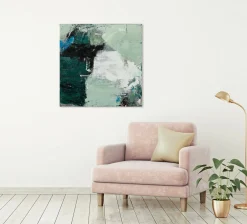 Discount Keilrahmenbild FRISCHES TÜRKIS Keilrahmenbilder|Originalbilder