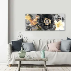 Sale Keilrahmenbild GOLDEN BOUQUET Keilrahmenbilder