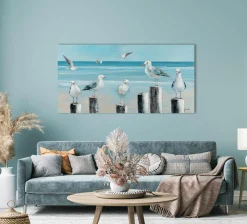 Online Keilrahmenbild MÖWEN AM SEE Keilrahmenbilder|Originalbilder