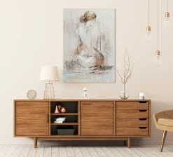 Keilrahmenbild SCHÖNE FRAU Keilrahmenbilder|Originalbilder