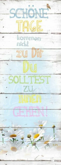 Keilrahmenbild SCHÖNER TAG Keilrahmenbilder|Kunstdrucke