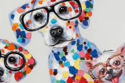 Sale Keilrahmenbild SÜßE HUNDEBANDE Keilrahmenbilder|Originalbilder