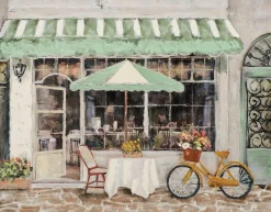 New Keilrahmenbild STRAßENCAFÈ Keilrahmenbilder|Originalbilder