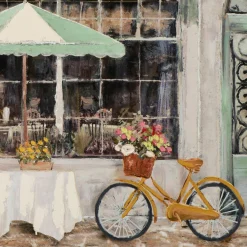 New Keilrahmenbild STRAßENCAFÈ Keilrahmenbilder|Originalbilder