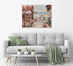 Keilrahmenbild STRANDCAFÈ Keilrahmenbilder|Originalbilder