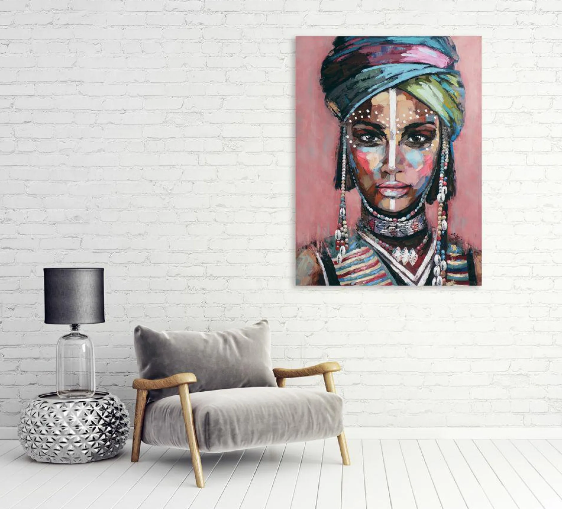 Clearance Keilrahmenbild WÜSTENFRAU Keilrahmenbilder|Kunstdrucke