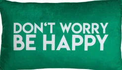 Hot Kissen DON'T WORRY BE HAPPY Decken & Kissen|Kissen