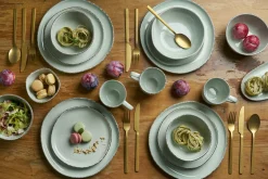 Discount Kombiservice URBAN Geschirr|Gedeckter Tisch