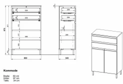 Sale Kommode TORRANCE Kommoden|Kommoden