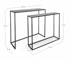 Sale Konsole TAHIR 2er Set Konsolentische|Konsolentische