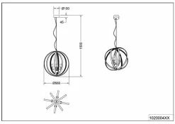 Hot Kronleuchter CANDELA Kronleuchter