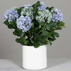 New Kunstblume Hortensien-Arrangem Pflanzen