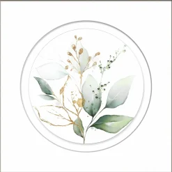 Best Kunstdruck GREEN LEAF II Kunstdrucke|Holzbilder