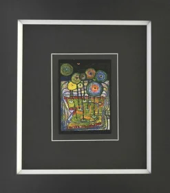 Kunstdruck HUNDERTWASSER Kunstdrucke|Holzbilder