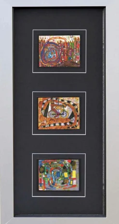 New Kunstdruck HUNDERTWASSER Kunstdrucke|Holzbilder
