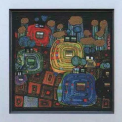 Kunstdruck HUNDERTWASSER Kunstdrucke|Holzbilder
