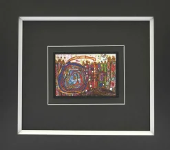 Kunstdruck HUNDERTWASSER Kunstdrucke|Holzbilder