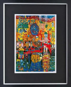 New Kunstdruck HUNDERTWASSER Kunstdrucke