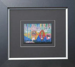 Clearance Kunstdruck HUNDERTWASSER Kunstdrucke|Holzbilder