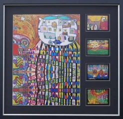 Hot Kunstdruck HUNDERTWASSER Kunstdrucke