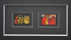 New Kunstdruck HUNDERTWASSER Kunstdrucke|Holzbilder