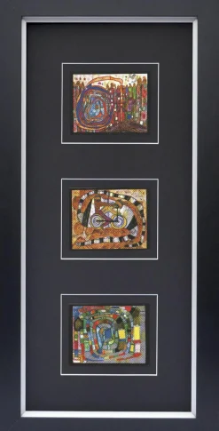 New Kunstdruck HUNDERTWASSER Kunstdrucke|Holzbilder