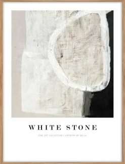 Kunstdruck WHITE STONE Kunstdrucke