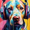 Best Leinwandbild DOGGY SOUND Kunstdrucke
