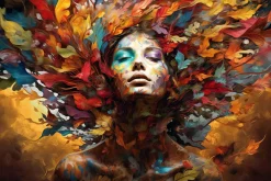 Hot Leinwandbild DREAM OF LEAVES Kunstdrucke|Originalbilder