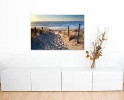 Leinwandbild SANDWEG ZUM MEER Kunstdrucke|Originalbilder