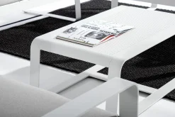 Clearance Loungetisch MERRIGAN weiss Loungemöbel|Loungemöbel