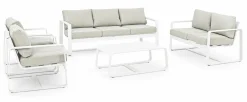 Clearance Loungetisch MERRIGAN weiss Loungemöbel|Loungemöbel