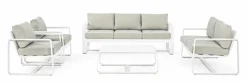 Clearance Loungetisch MERRIGAN weiss Loungemöbel|Loungemöbel