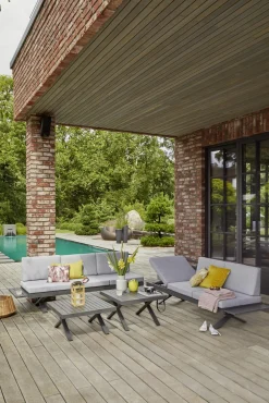 Clearance Loungetisch RIEKE Set Loungemöbel|Loungemöbel