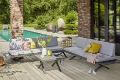 Clearance Loungetisch RIEKE Set Loungemöbel|Loungemöbel