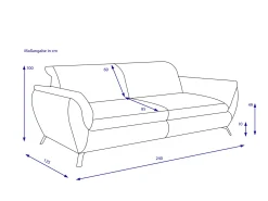 Online Megasofa LIVIN STRESA Megasofas