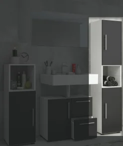 New Midischrank FLANDU Hochschränke|Bad-Hochschränke