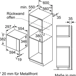 Hot Mikrowelle BFL520MB0 Einbaugeräte|Einbaugeräte