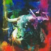 Sale Originalbild COLOURFULL BULL Originalbilder