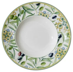 Clearance Pastateller ROMA OLIVA Geschirr|Gedeckter Tisch