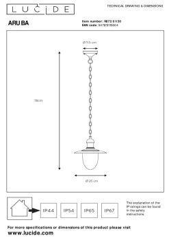 Discount Pendelleuchte ARUBA Pendelleuchten