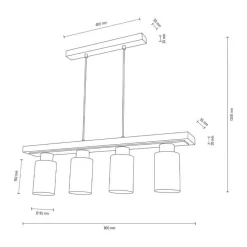 New Pendelleuchte BOSCO SMOKY Pendelleuchten|Pendelleuchten