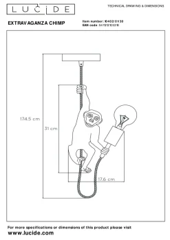 Hot Pendelleuchte CHIMP Pendelleuchten|Pendelleuchten