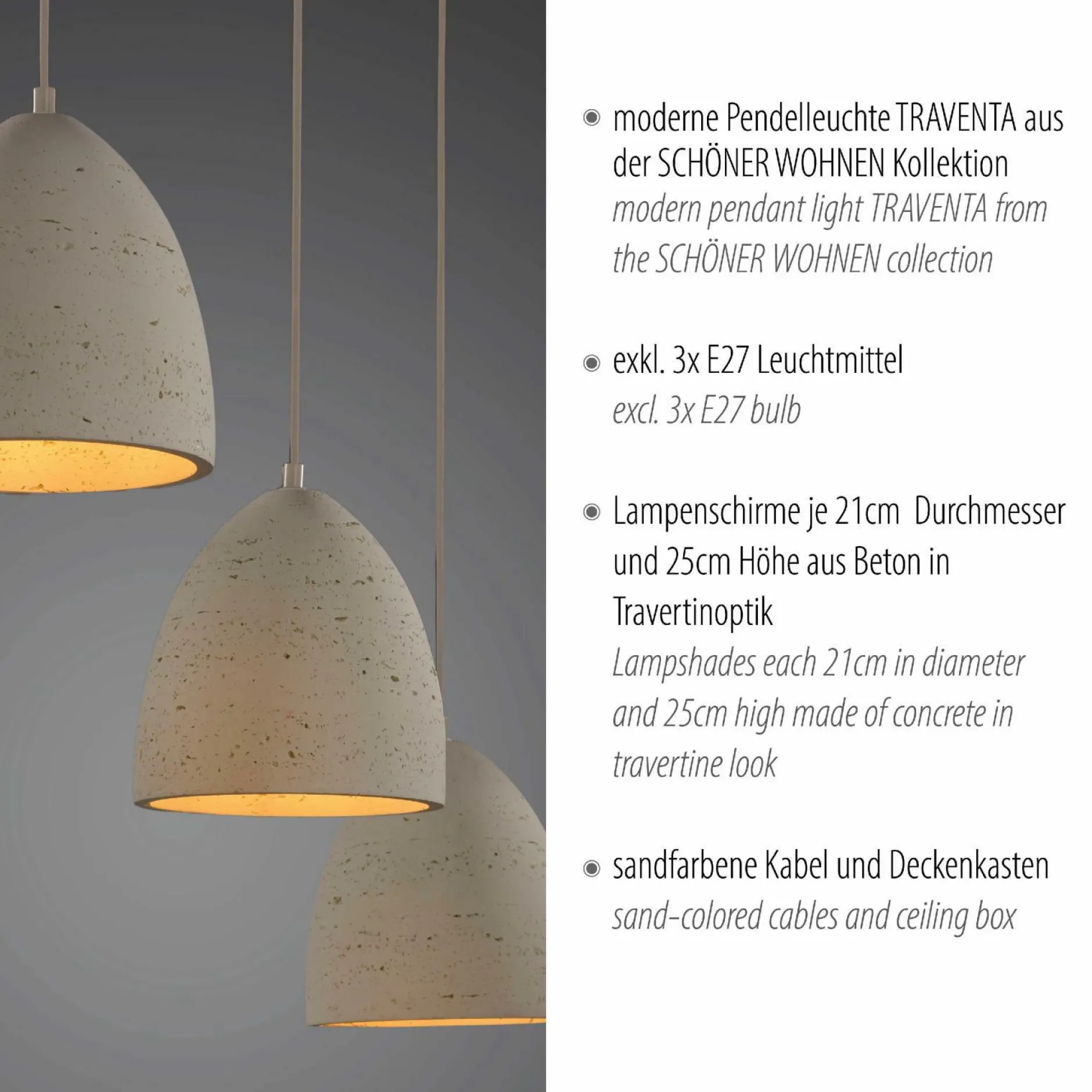 Sale Pendelleuchte TRAVENTA Pendelleuchten|Pendelleuchten