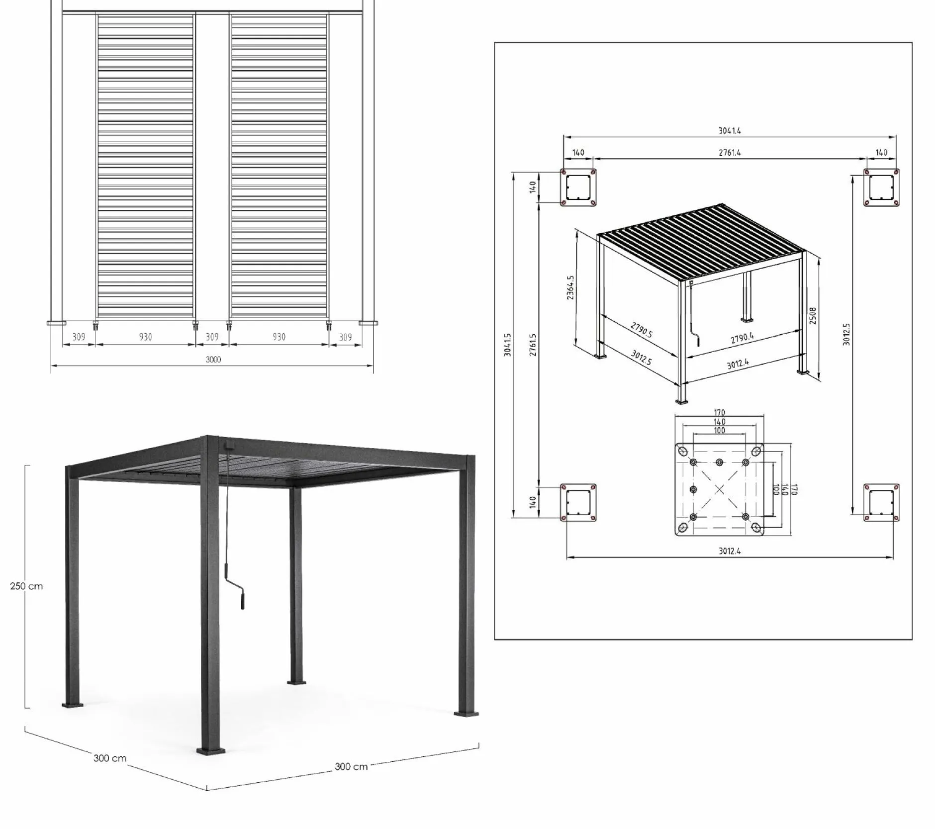 Outlet Pergola OCEAN Sonstiges